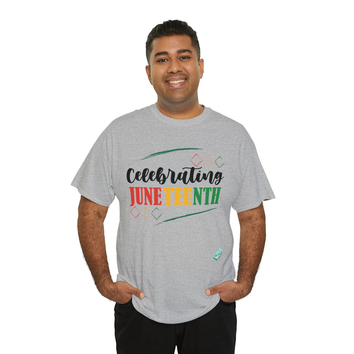 DCAL Juneteenth "Celebrating" Unisex Heavy Cotton Tee