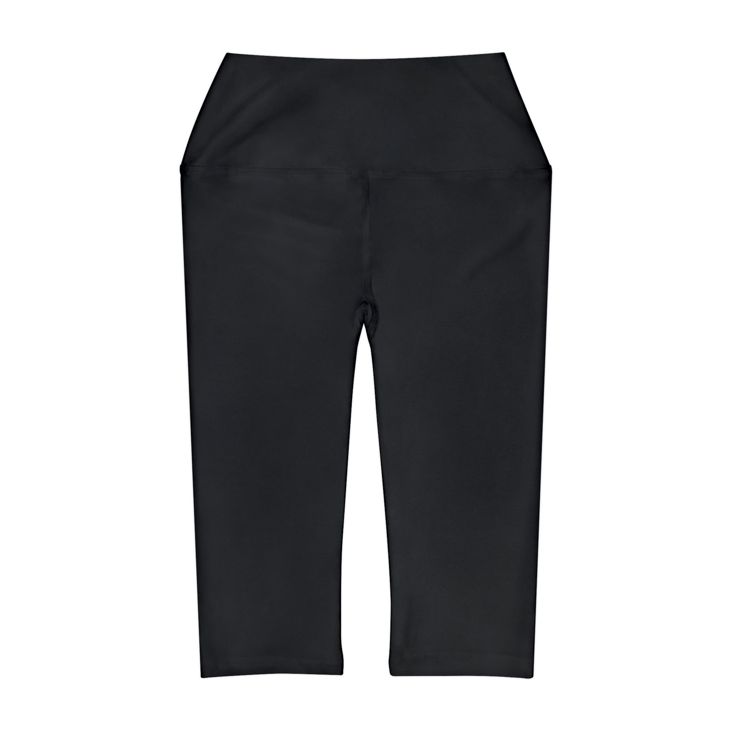 DCAL Black "Athletic Elegance" Yoga Capri Leggings