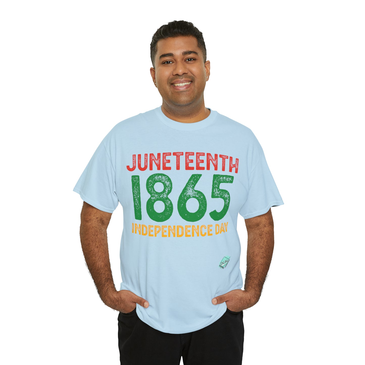 DCAL Juneteenth "1865" Unisex Heavy Cotton Tee