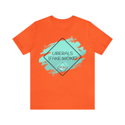 DCAL Graphic Tees "Fake Woke" Unisex Jersey Short Sleeve Tee