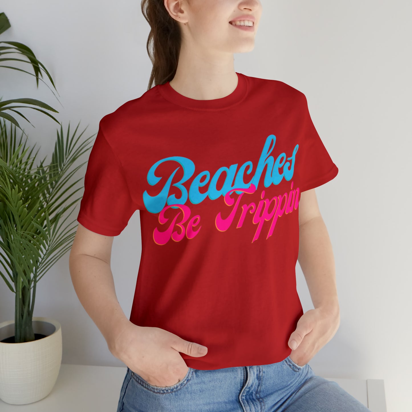 DCAL Beach Collection "Beach Be Trippin" Unisex Jersey Short Sleeve Tee