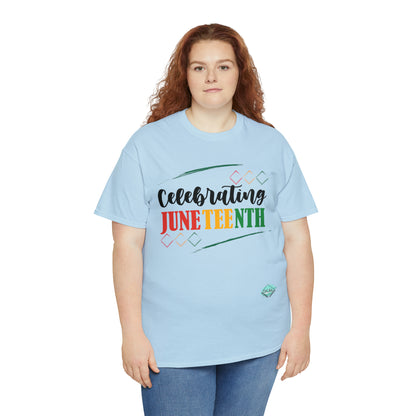 DCAL Juneteenth "Celebrating" Unisex Heavy Cotton Tee