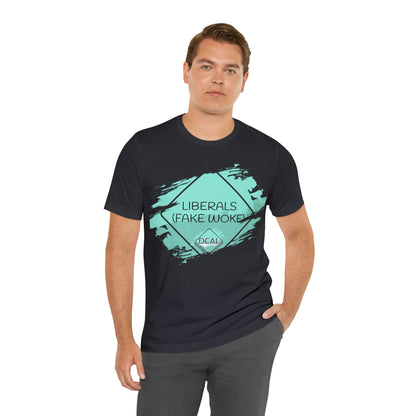 DCAL Graphic Tees "Fake Woke" Unisex Jersey Short Sleeve Tee