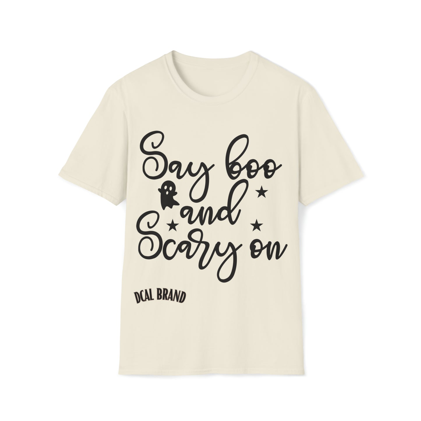 Graphic Tee Halloween "Scary On" Unisex Softstyle T-Shirt