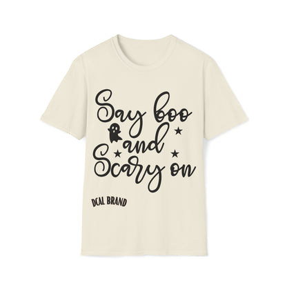 Graphic Tee Halloween "Scary On" Unisex Softstyle T-Shirt
