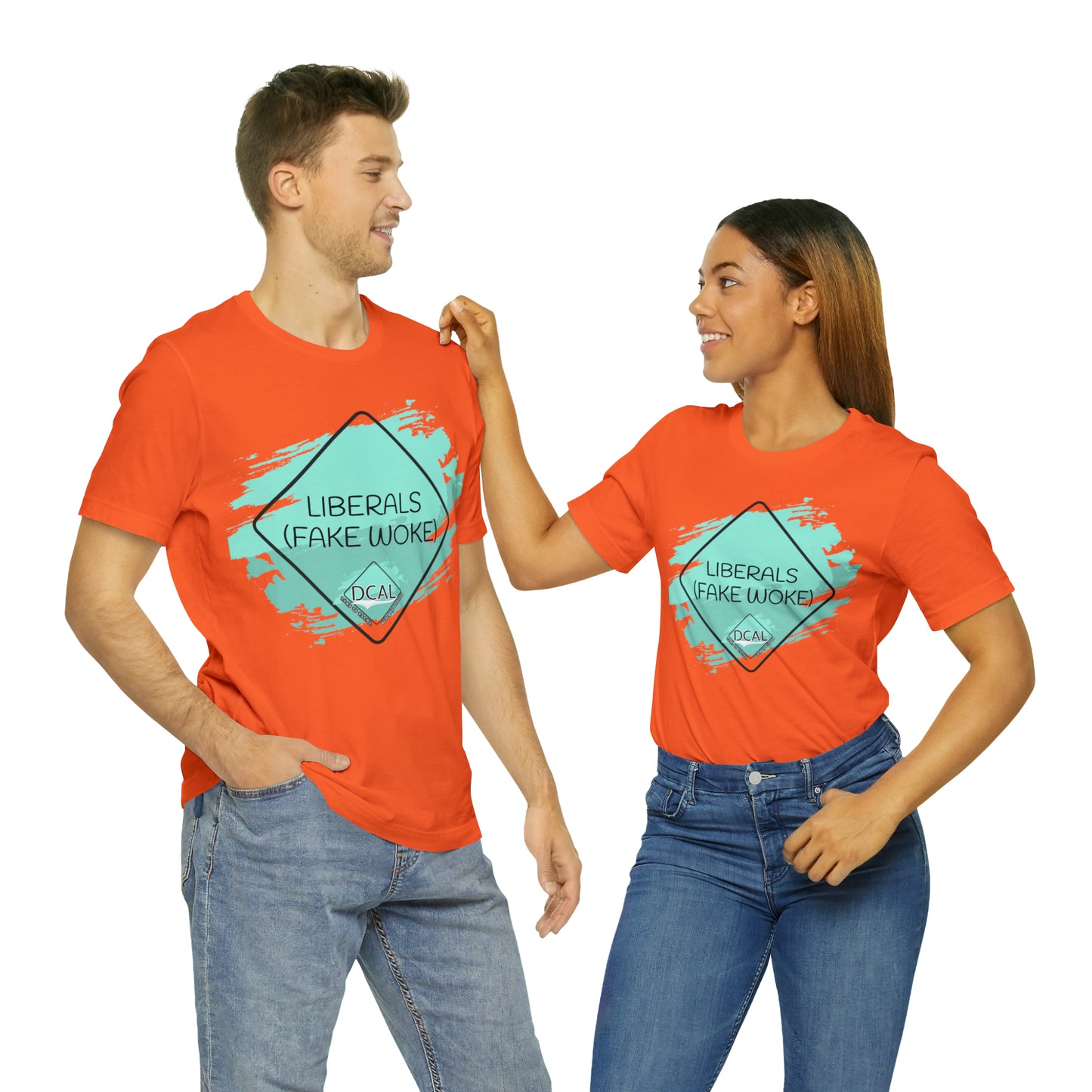 DCAL Graphic Tees "Fake Woke" Unisex Jersey Short Sleeve Tee