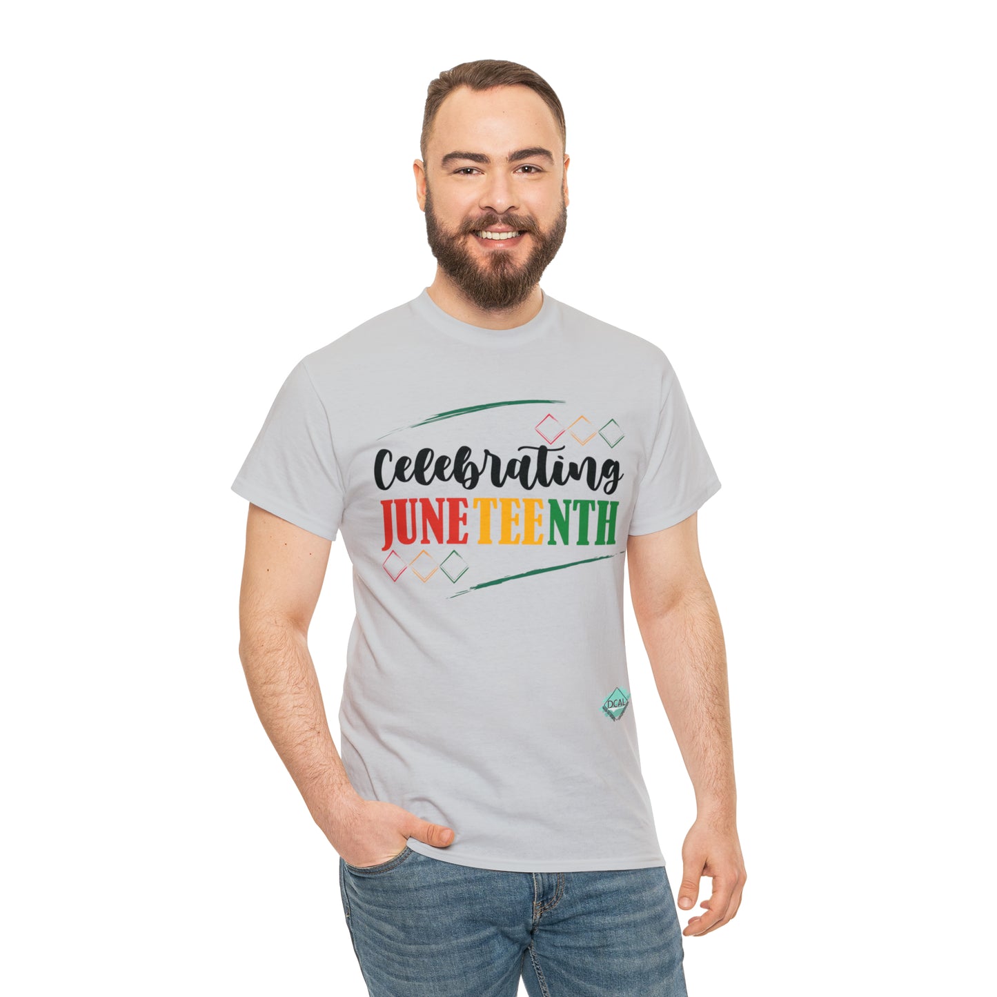 DCAL Juneteenth "Celebrating" Unisex Heavy Cotton Tee