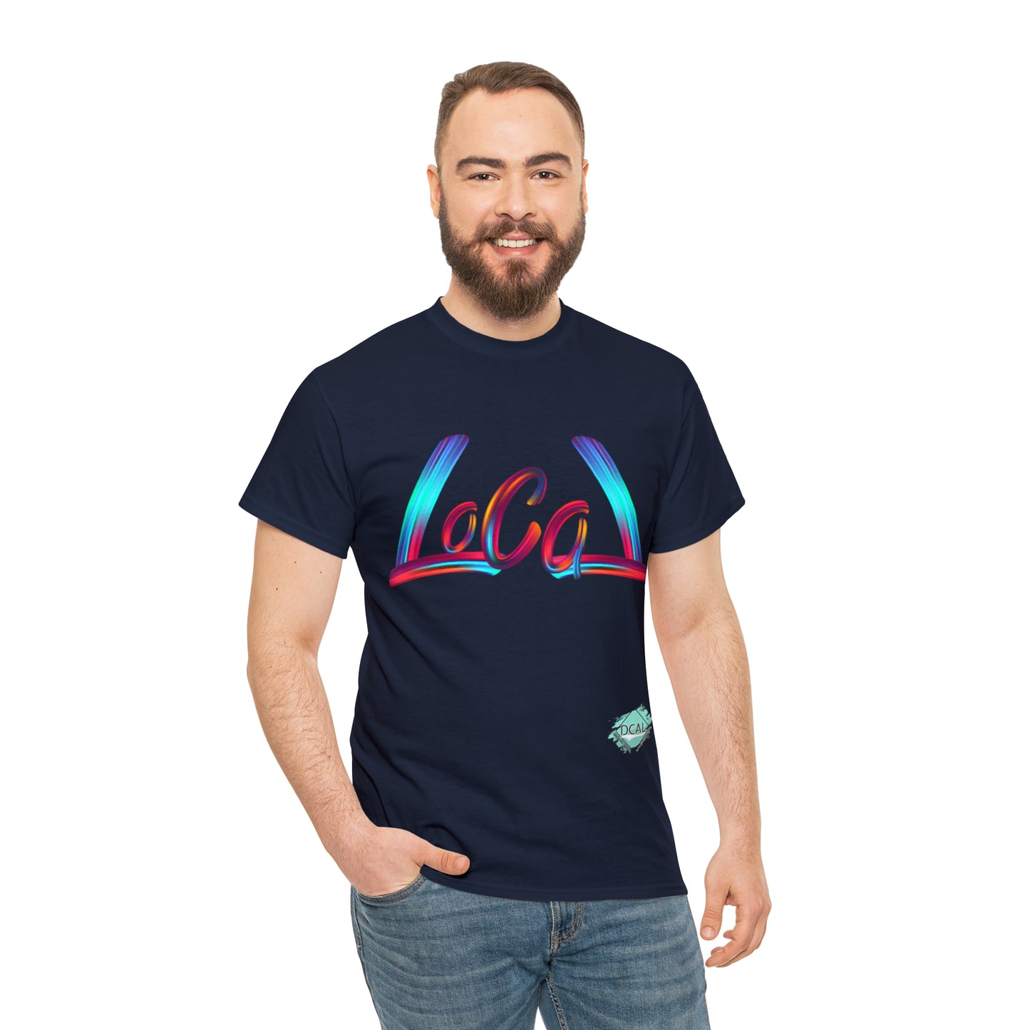 DCAL Graphic Tees "Local Colorful" Unisex Heavy Cotton Tee