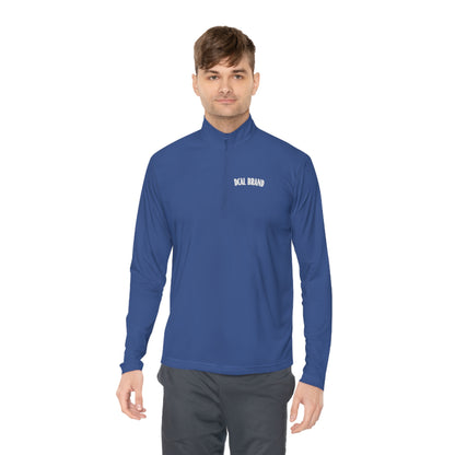 DCAL Brown Collection Unisex Quarter-Zip Pullover
