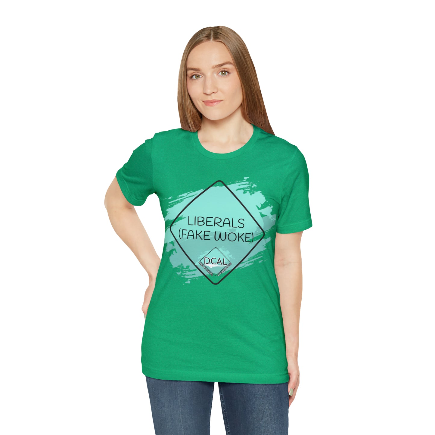 DCAL Graphic Tees "Fake Woke" Unisex Jersey Short Sleeve Tee