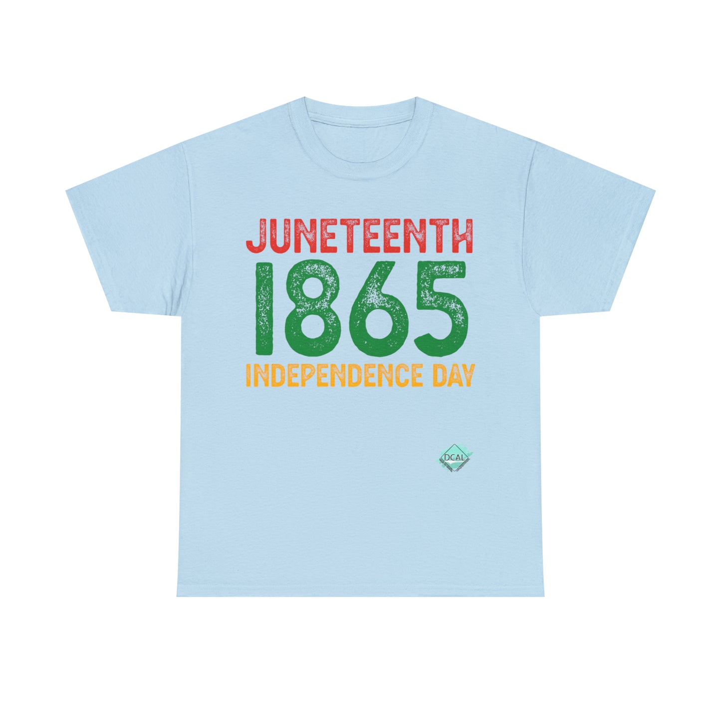 DCAL Juneteenth "1865" Unisex Heavy Cotton Tee