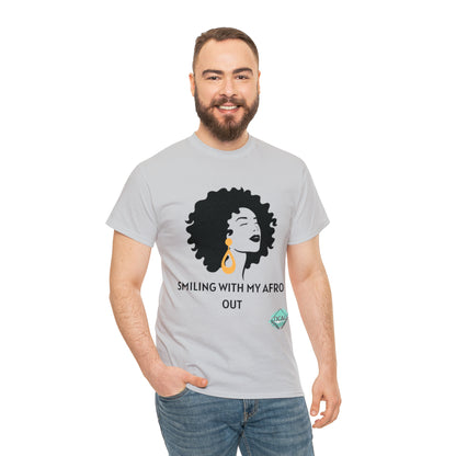 DCAL Graphic Tees "Afro Out" Unisex Heavy Cotton Tee