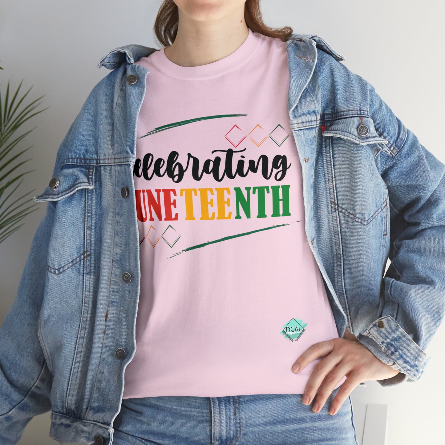 DCAL Juneteenth "Celebrating" Unisex Heavy Cotton Tee