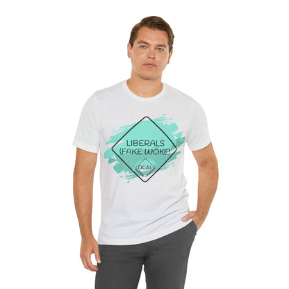 DCAL Graphic Tees "Fake Woke" Unisex Jersey Short Sleeve Tee