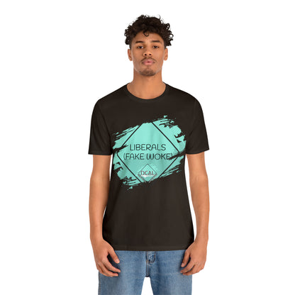 DCAL Graphic Tees "Fake Woke" Unisex Jersey Short Sleeve Tee