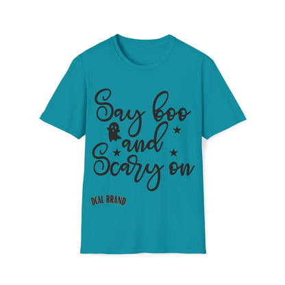 Graphic Tee Halloween "Scary On" Unisex Softstyle T-Shirt