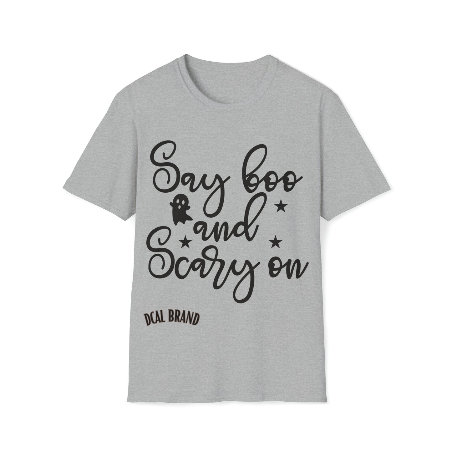 Graphic Tee Halloween "Scary On" Unisex Softstyle T-Shirt