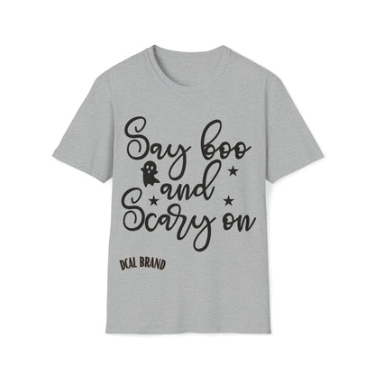 Graphic Tee Halloween "Scary On" Unisex Softstyle T-Shirt