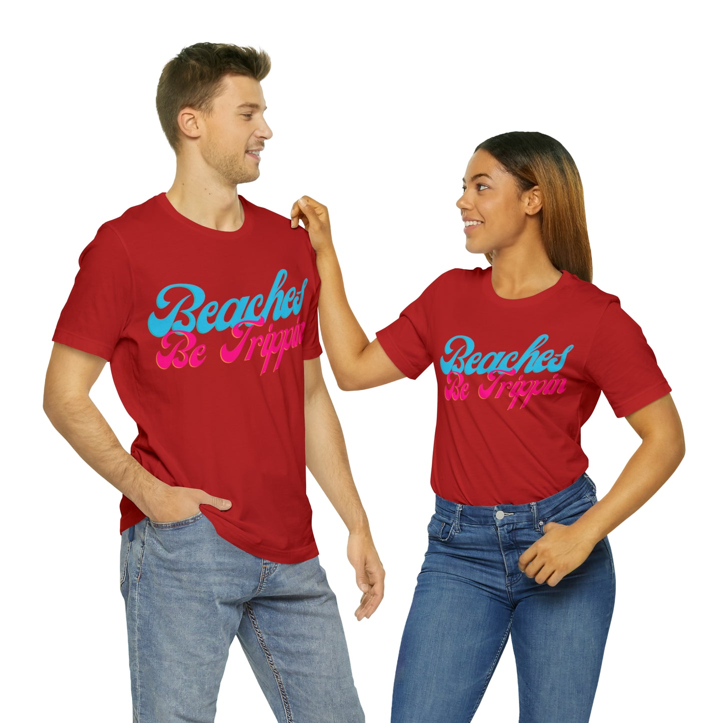 DCAL Beach Collection "Beach Be Trippin" Unisex Jersey Short Sleeve Tee