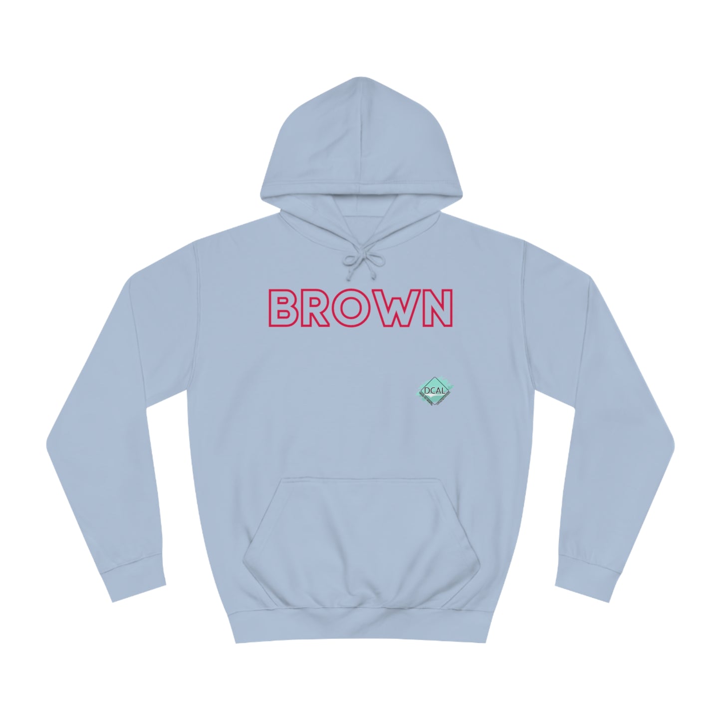 DCAL The Brown Collection Unisex College Hoodie
