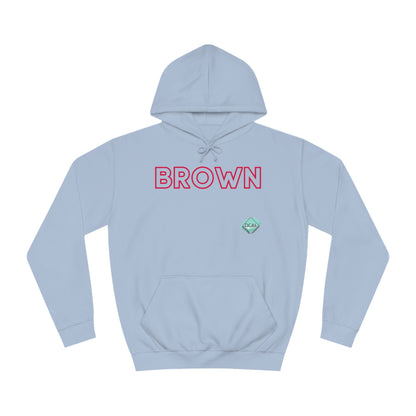 DCAL The Brown Collection Unisex College Hoodie