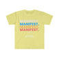 DCAL Graphic Tee "Manifest" Unisex Softstyle T-Shirt