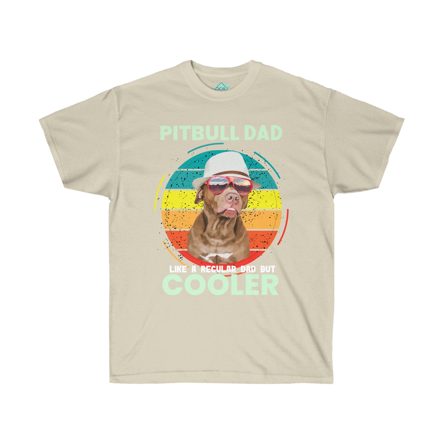 DCAL Pitbull Passion "Pitbull Dad Cooler" Unisex Ultra Cotton Tee
