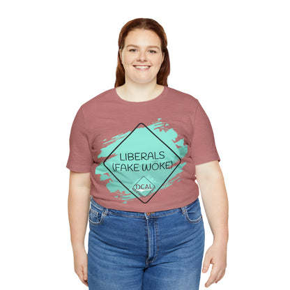 DCAL Graphic Tees "Fake Woke" Unisex Jersey Short Sleeve Tee