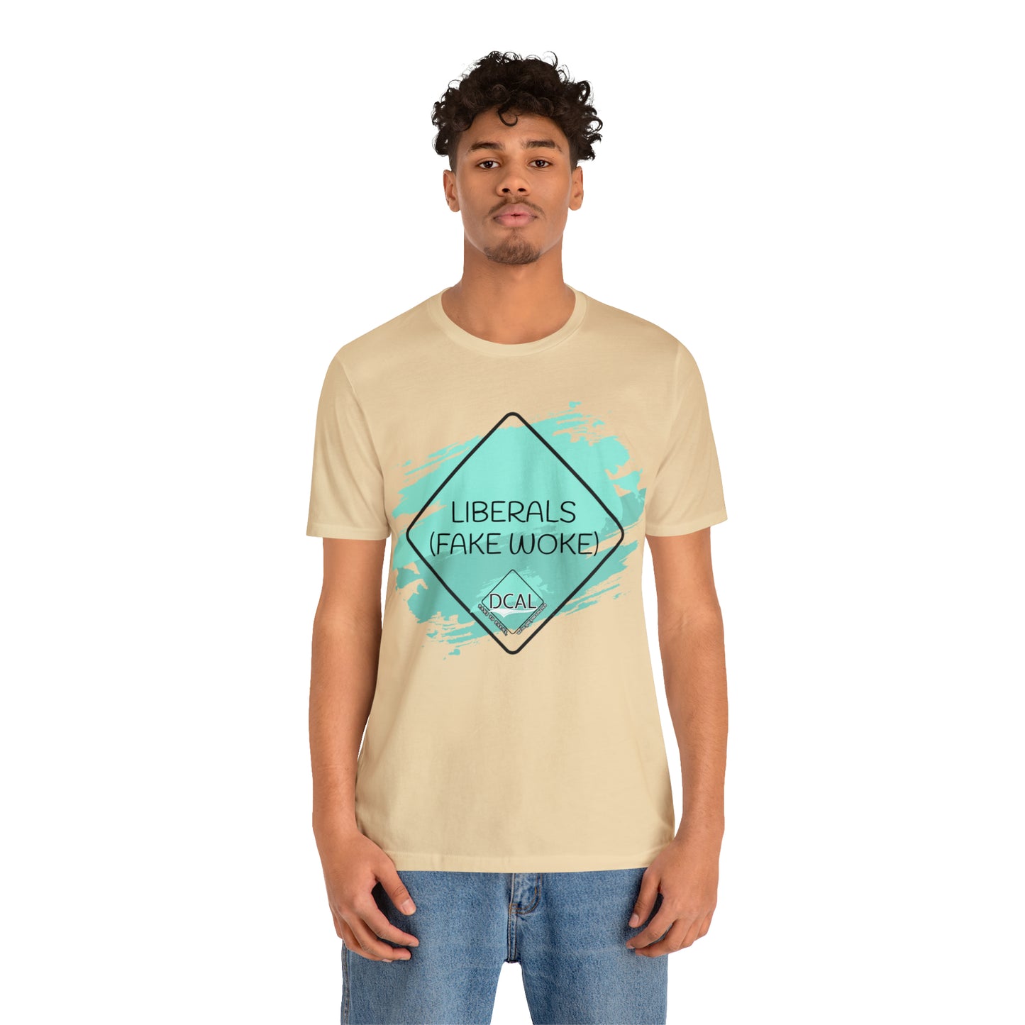 DCAL Graphic Tees "Fake Woke" Unisex Jersey Short Sleeve Tee