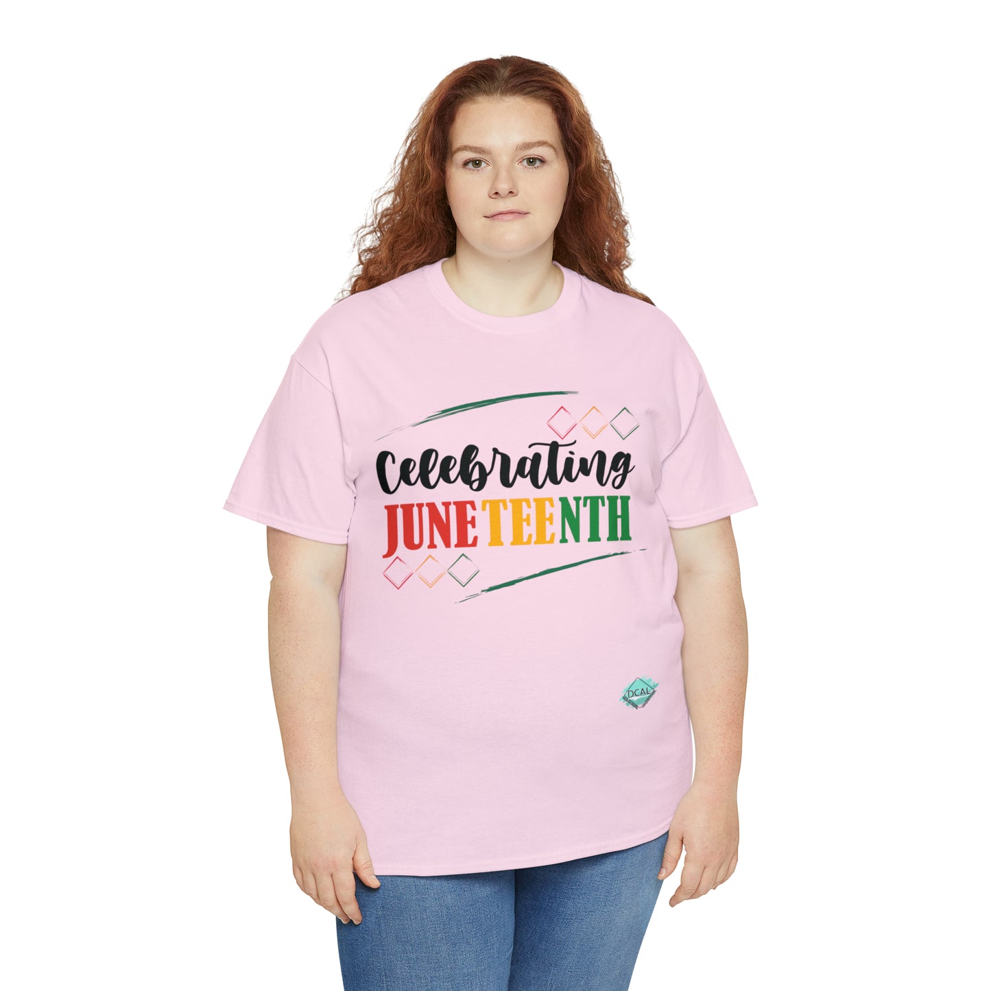 DCAL Juneteenth "Celebrating" Unisex Heavy Cotton Tee