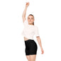 DCAL Black "Athletic Elegance" Women's Biker Shorts