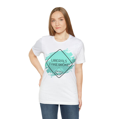 DCAL Graphic Tees "Fake Woke" Unisex Jersey Short Sleeve Tee