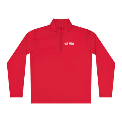 DCAL Brown Collection Unisex Quarter-Zip Pullover