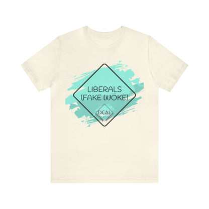 DCAL Graphic Tees "Fake Woke" Unisex Jersey Short Sleeve Tee