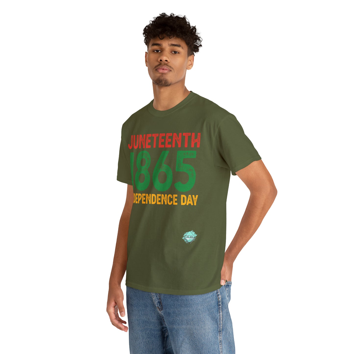 DCAL Juneteenth "1865" Unisex Heavy Cotton Tee