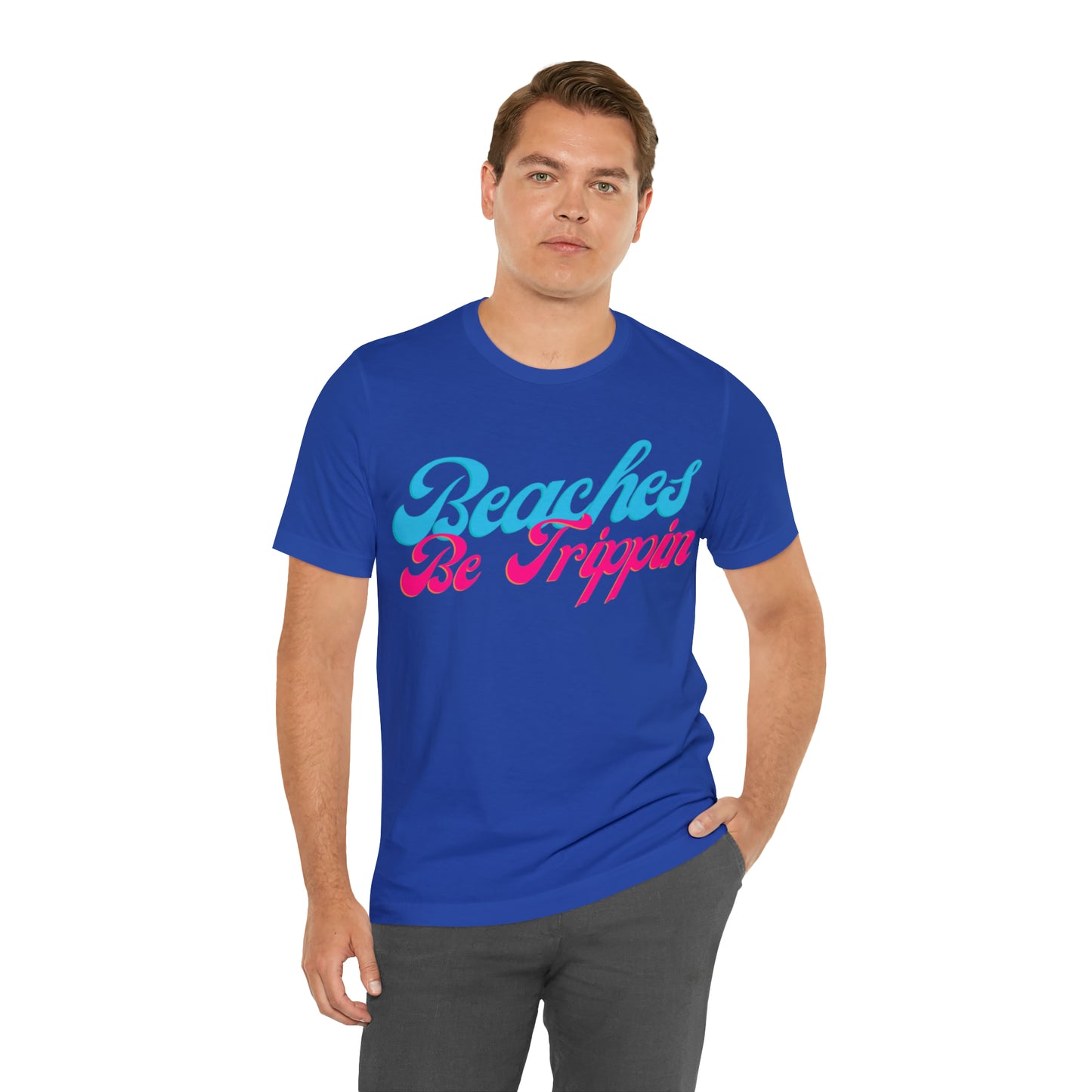 DCAL Beach Collection "Beach Be Trippin" Unisex Jersey Short Sleeve Tee