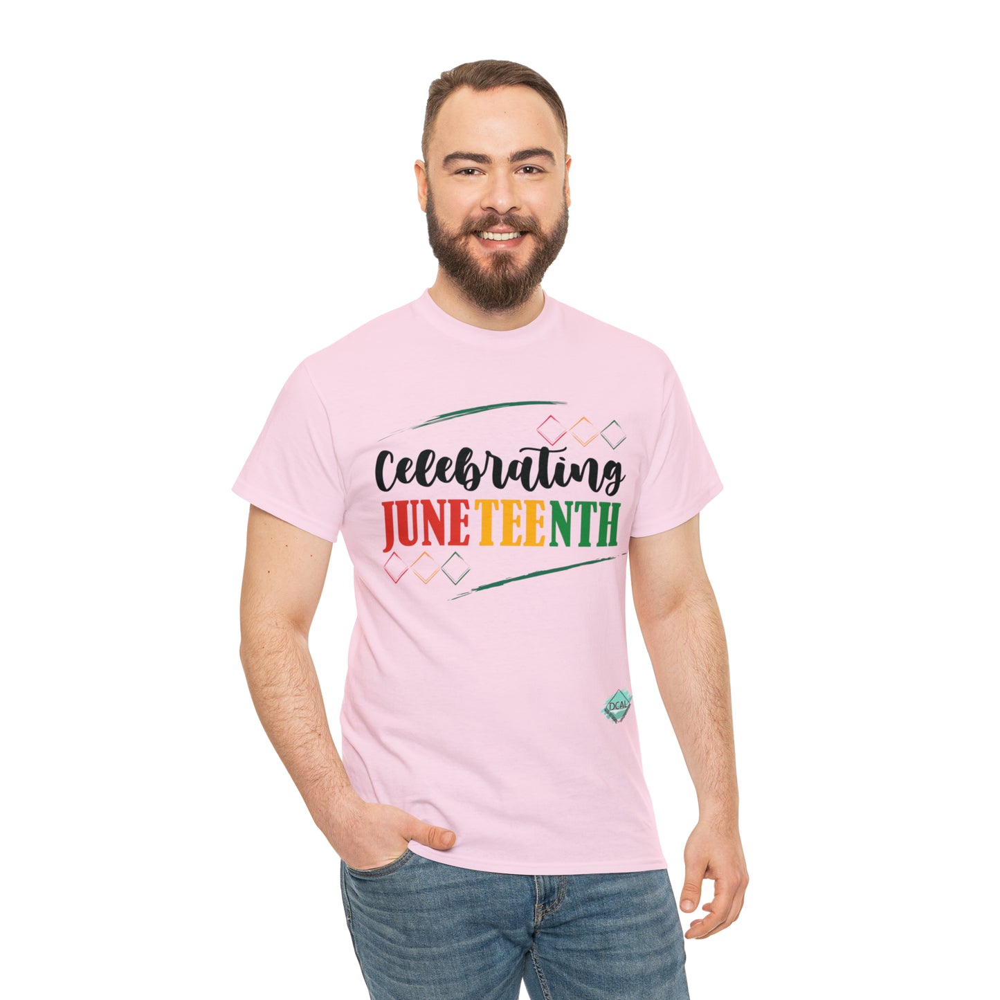 DCAL Juneteenth "Celebrating" Unisex Heavy Cotton Tee