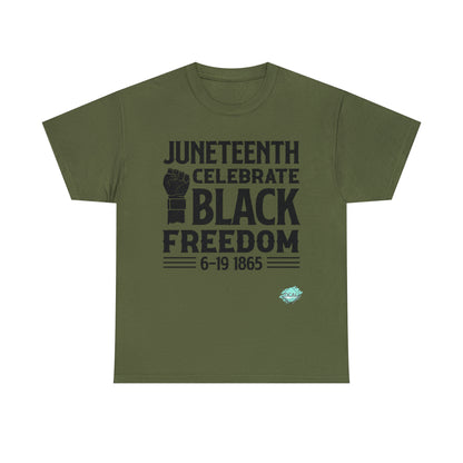 DCAL Juneteenth "Celebrate Freedom" Unisex Heavy Cotton Tee