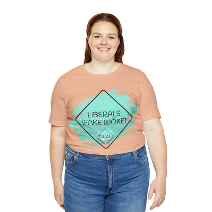 DCAL Graphic Tees "Fake Woke" Unisex Jersey Short Sleeve Tee