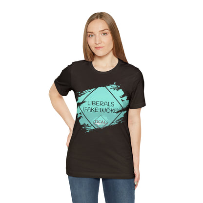 DCAL Graphic Tees "Fake Woke" Unisex Jersey Short Sleeve Tee
