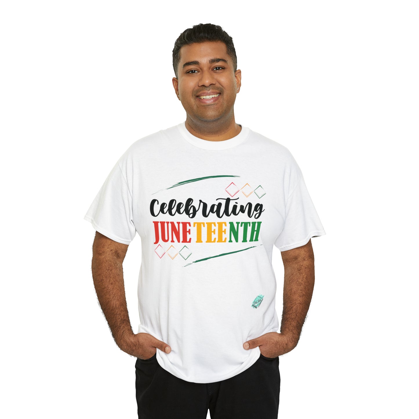 DCAL Juneteenth "Celebrating" Unisex Heavy Cotton Tee