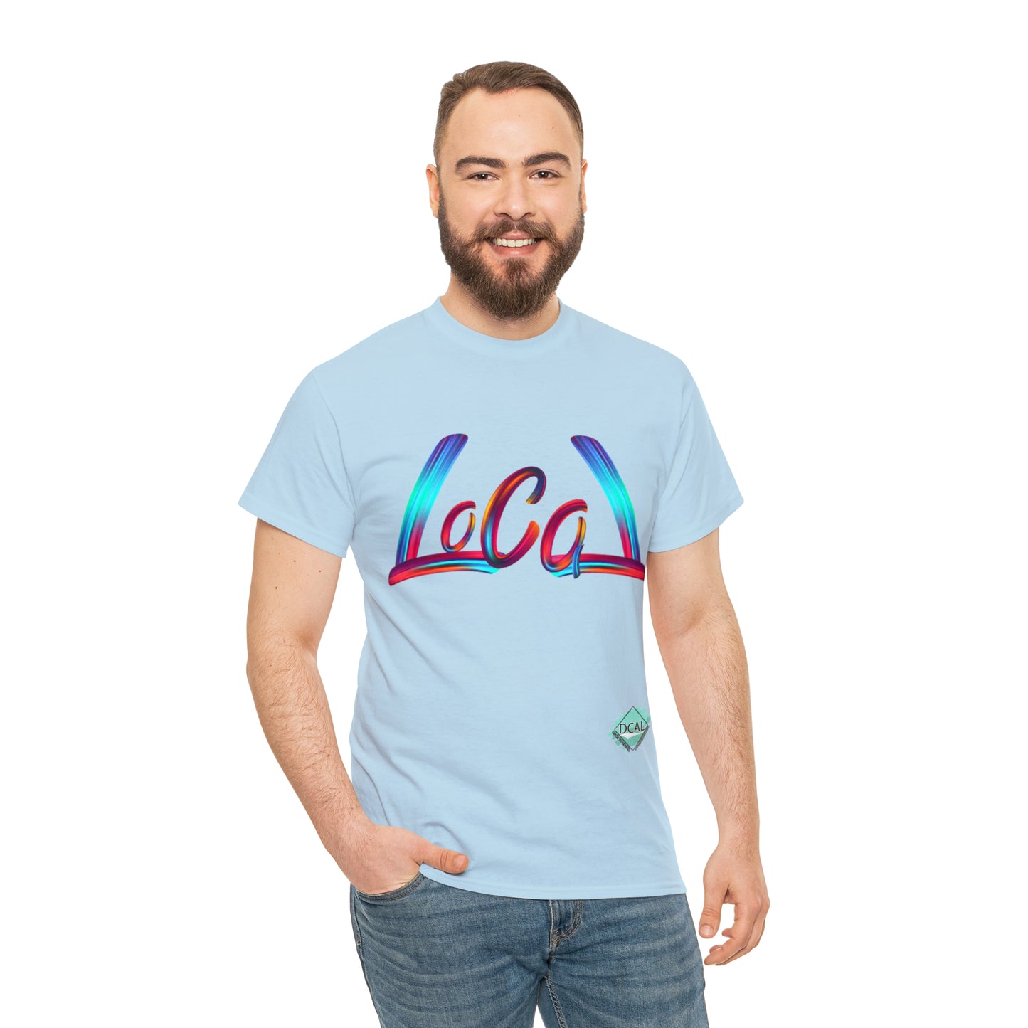 DCAL Graphic Tees "Local Colorful" Unisex Heavy Cotton Tee