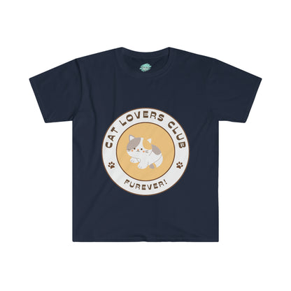 DCAL Meow Collection " Cat Lovers Club Furever! " Unisex Soft style T-Shirt
