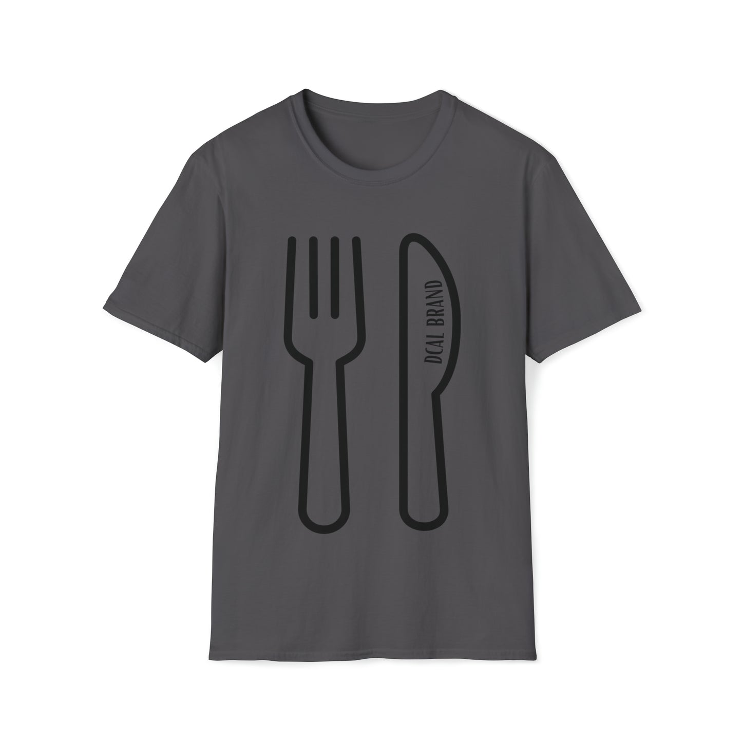 DCAL Graphic Tees Novel "Fork & Knife" Unisex Softstyle T-Shirt