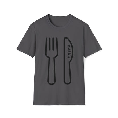 DCAL Graphic Tees Novel "Fork & Knife" Unisex Softstyle T-Shirt