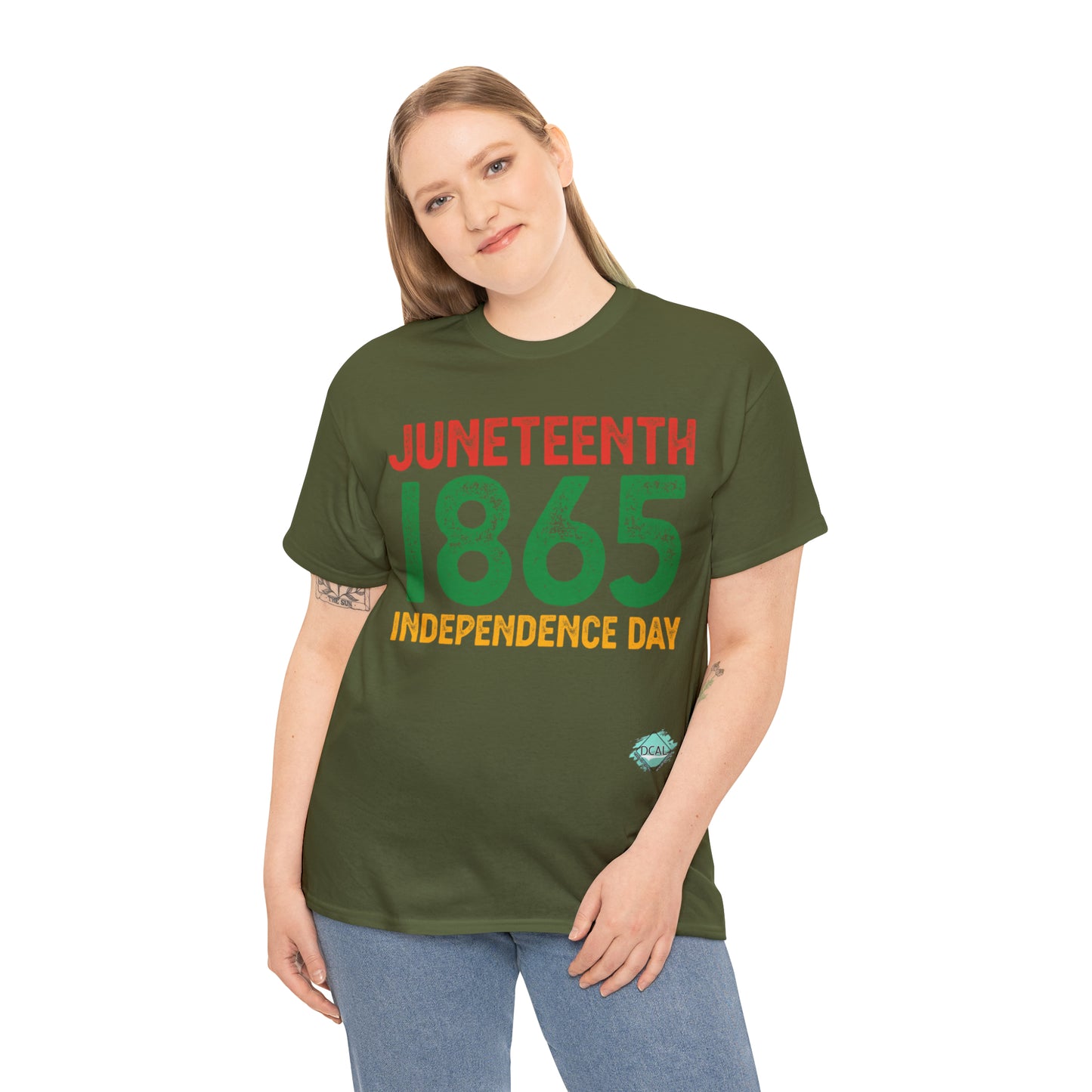 DCAL Juneteenth "1865" Unisex Heavy Cotton Tee