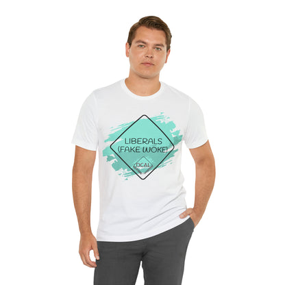 DCAL Graphic Tees "Fake Woke" Unisex Jersey Short Sleeve Tee