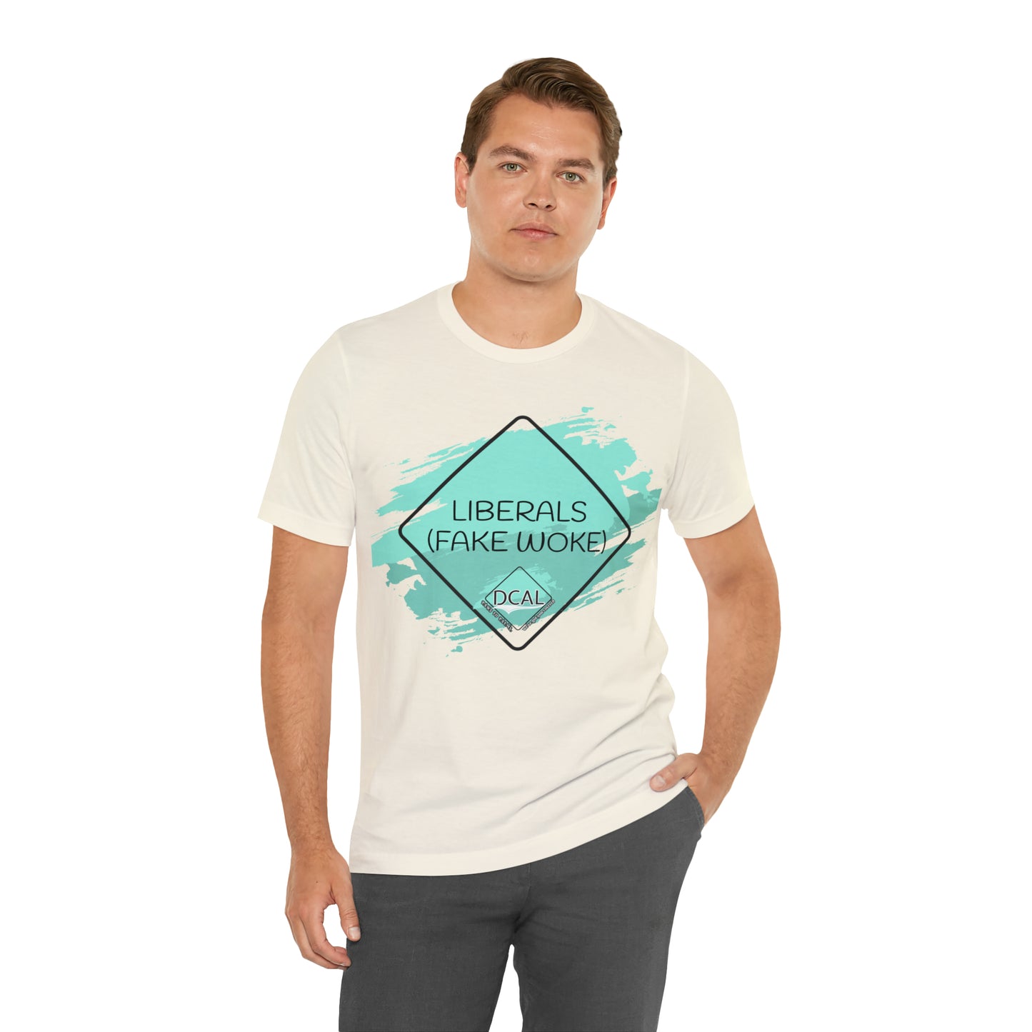 DCAL Graphic Tees "Fake Woke" Unisex Jersey Short Sleeve Tee