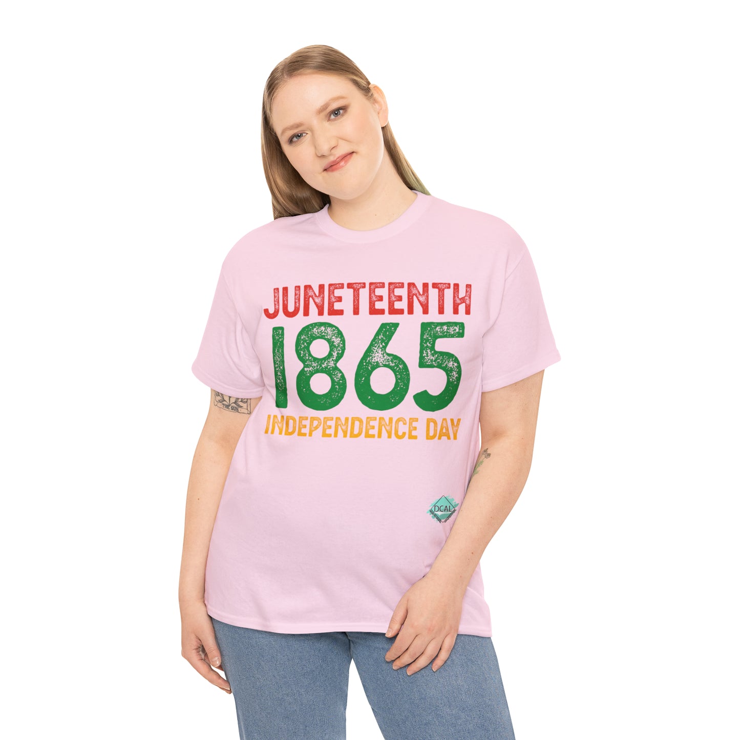 DCAL Juneteenth "1865" Unisex Heavy Cotton Tee
