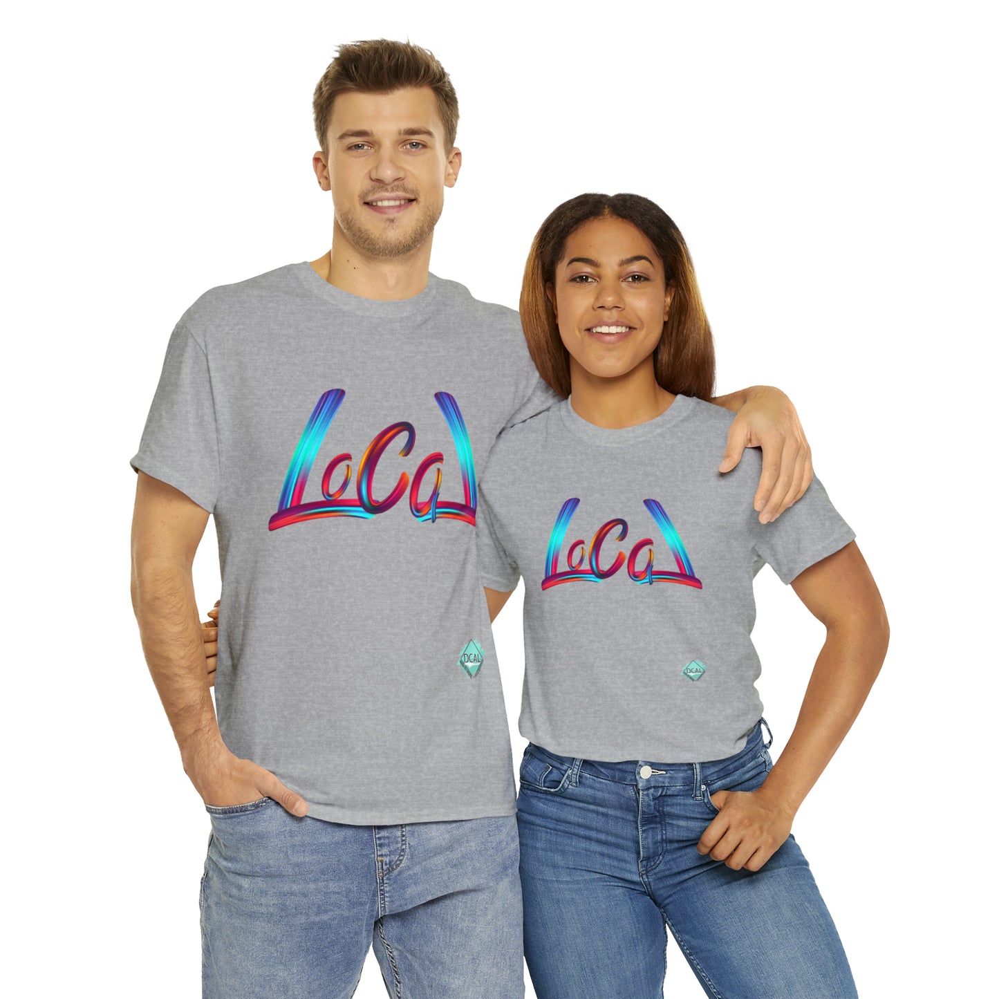 DCAL Graphic Tees "Local Colorful" Unisex Heavy Cotton Tee